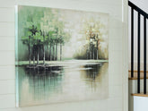 A2Z Furniture - Ashley Furniture - Garlenridge Wall Decor - Wall Art / Green/Tan/White - A8000470